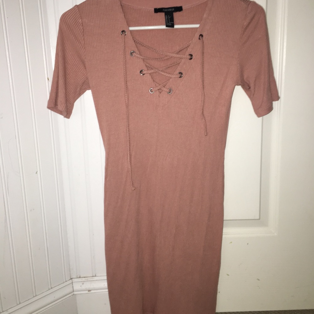 Mauve body con dress
